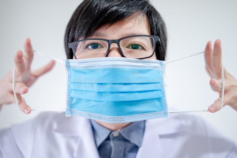 Doctor Wearing Personal Protective Equipment Stock Image Image Of