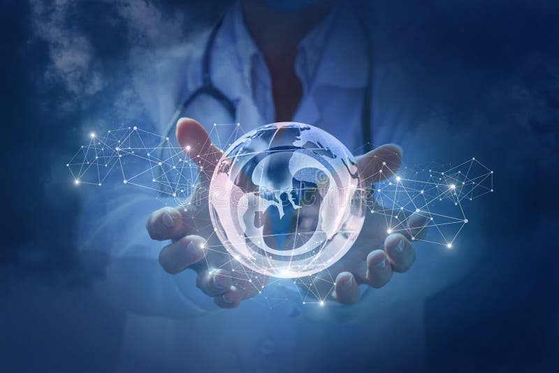 Doctor Shows a Human Embryo on the Background of the Planet Earth. Stock Photo - Image of health, genetic: 107081920 Doctor Shows a Human Embryo on the Background of the Planet Earth. Stock Photo - Image of health, genetic: 107081920