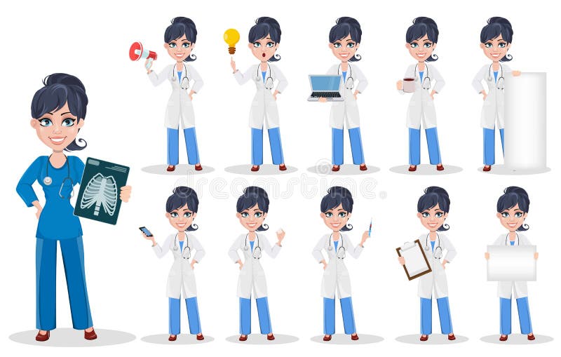 Medical Staff Concept, Healthcare And Medicine. Hospital Doctor Holding