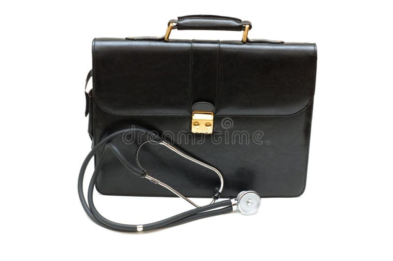 Doctors Case with Stethoscope Stock Photo Image of object, equipment 6004088