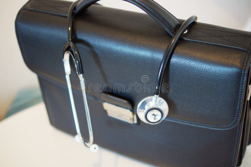 Doctors Case with Stethoscope Stock Image Image of healthy, object 17502007