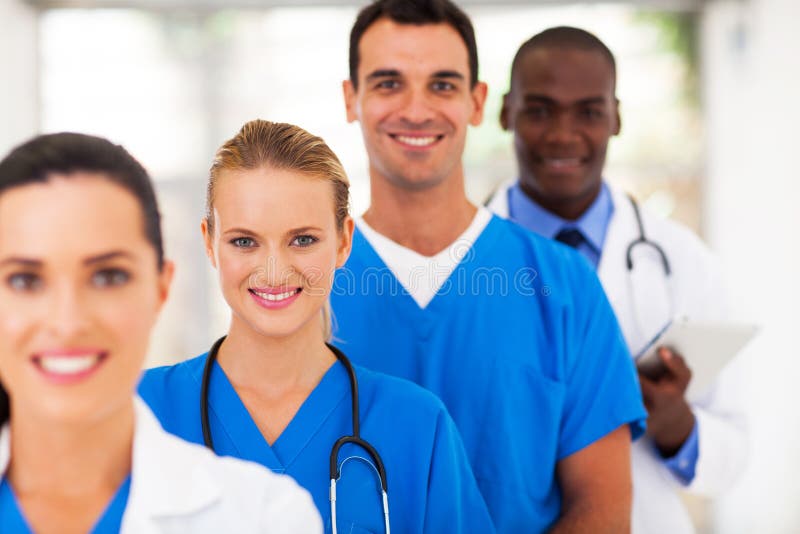 Doctors and nurses stock photography