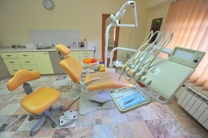 Dental Chair (doctors Office) Stock Photo Image of cavity, denture