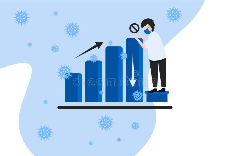 Doctors suppress an increase in the number of corona virus patients. A man and an ever-increasing graph -.