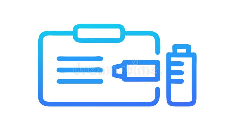 Document clipboard notes graphic icon illustration , vector design Generative AI stock illustration