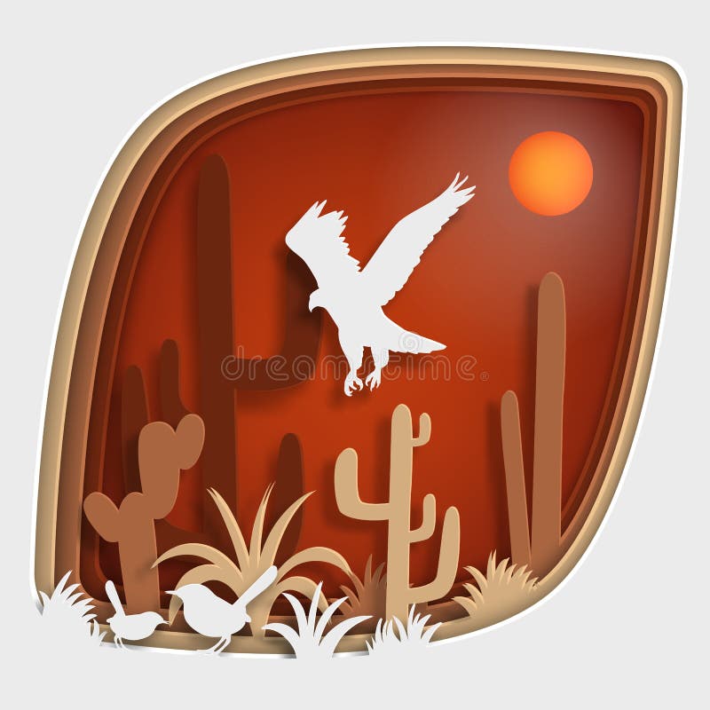 Document de kunst snijdt aan vogel op boomtak in bos bij nacht, de aard van het origamiconcept en dierenidee, vectorkunst en stock illustratie Document de kunst snijdt aan vogel op boomtak in bos bij nacht, de aard van het origamiconcept en dierenidee, vectorkunst en stock illustratie
