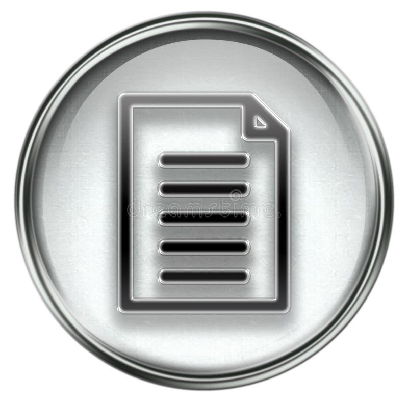 Document icon grey