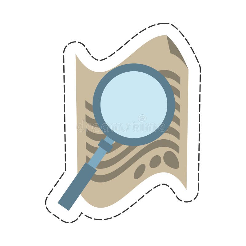 document with magnifying glass icon image