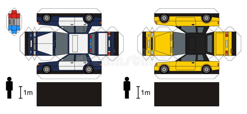 Document modellen van auto's stock illustratie Document modellen van auto's stock illustratie