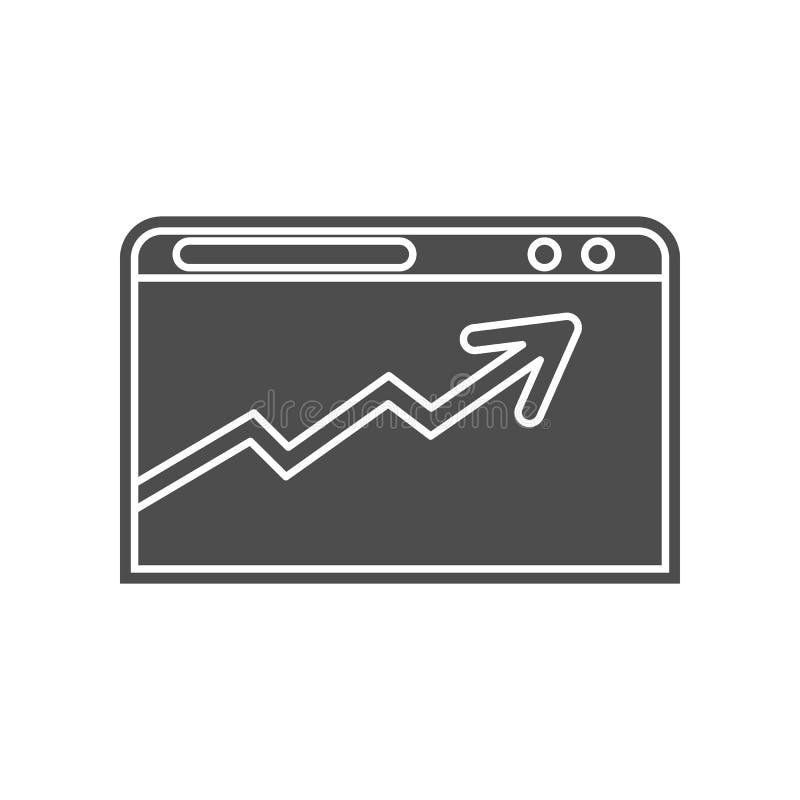document on the monitor screen icon. Element of minimalistic for mobile concept and web apps icon. Glyph, flat icon for website vector illustration document on the monitor screen icon. Element of minimalistic for mobile concept and web apps icon. Glyph, flat icon for website vector illustration