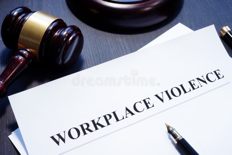Document about Workplace Violence stock images Document about Workplace Violence stock images