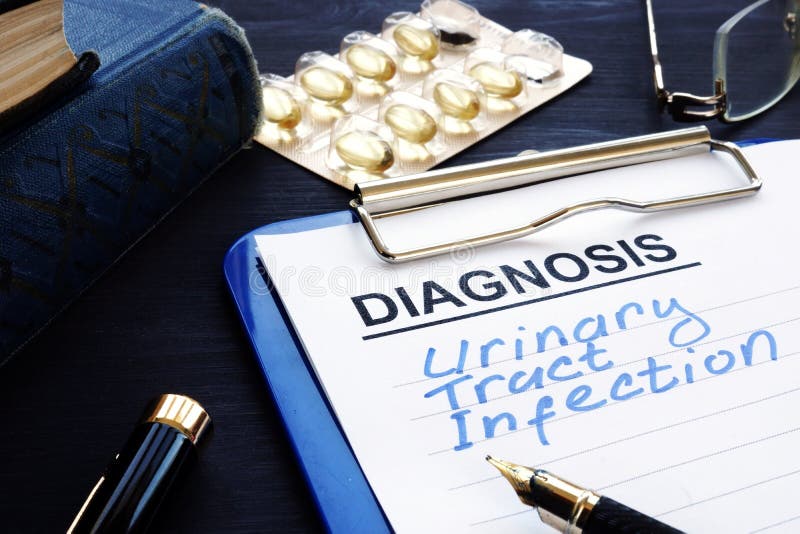 Documenti medici con infezioni delle vie urinarie UTI di diagnosi