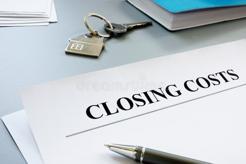 Documents for closing costs and key