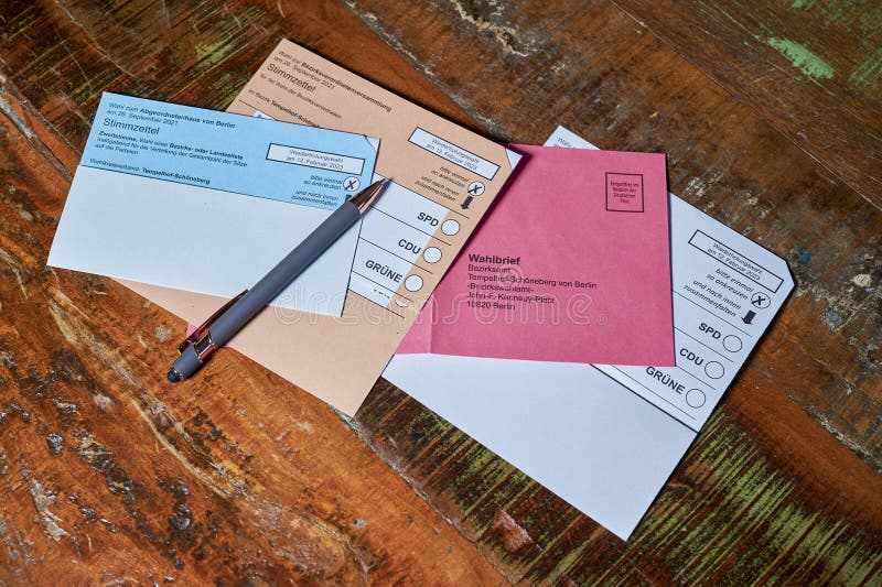Documents for the Postal Vote of the Berlin House of Representatives