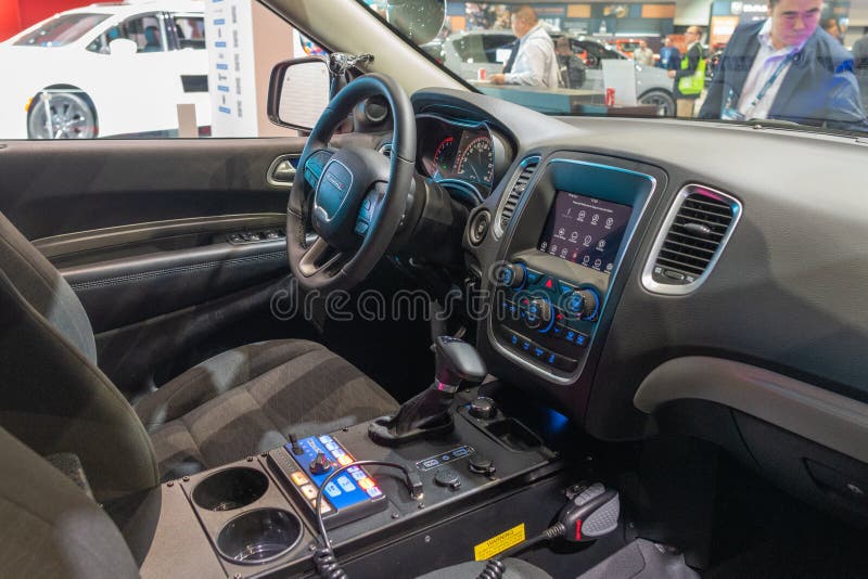 Dodge Durango Pursuit on display during Los Angeles Auto Show stock image Dodge Durango Pursuit on display during Los Angeles Auto Show stock image