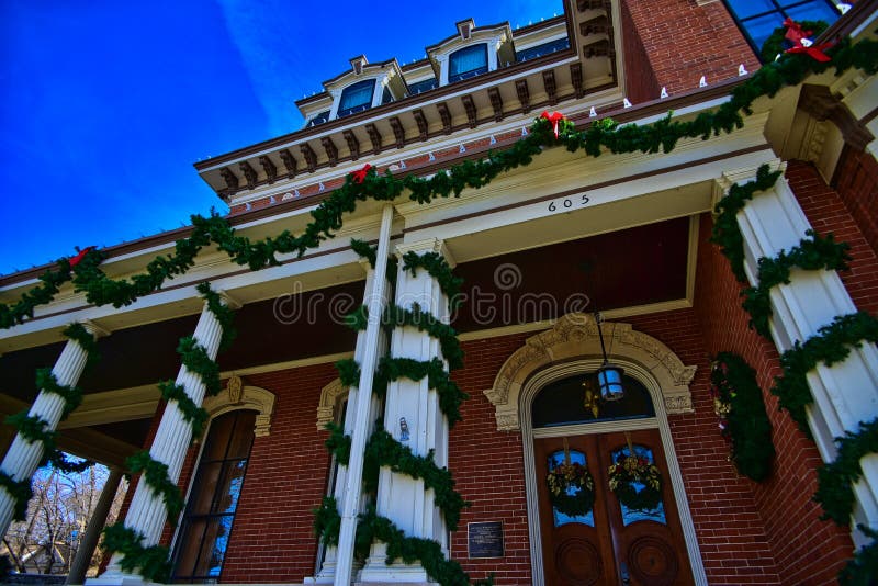 Dodge House Mansion Historic Site in Council Bluffs Iowa Stock Image Dodge House Mansion Historic Site in Council Bluffs Iowa Stock Image