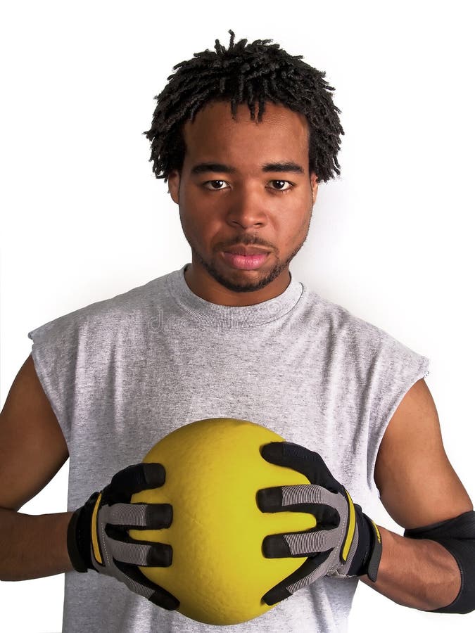 Dodgeball player stock photo. Image of sport, american 20985316
