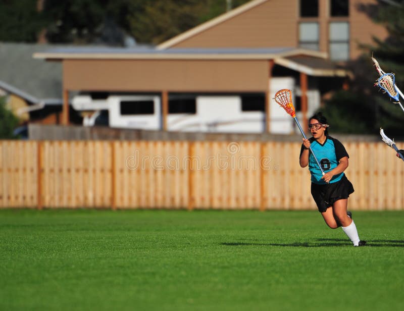 Lacrosse girls stick check editorial image. Image of practice 19039280