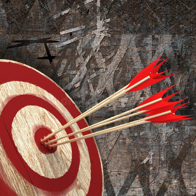 Doelwit stock illustratie