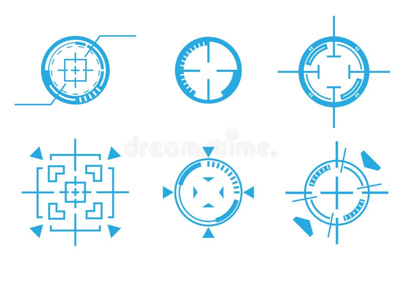 Doel crosshair royalty-vrije illustratie Doel crosshair royalty-vrije illustratie
