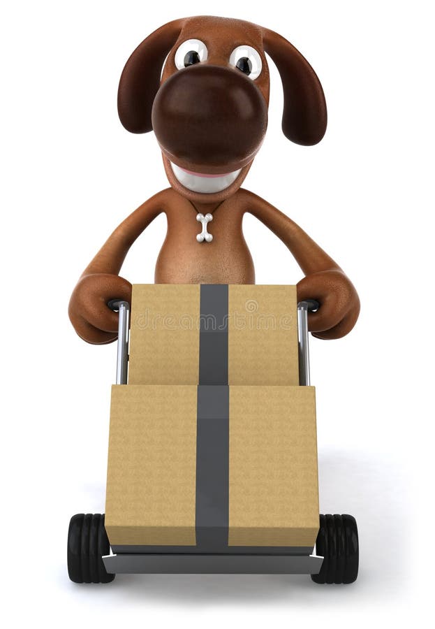 Dog shopping stock illustration. Illustration of pets 9188260