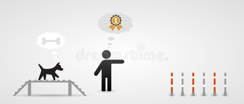 Dog agility vector illustration Dog agility vector illustration
