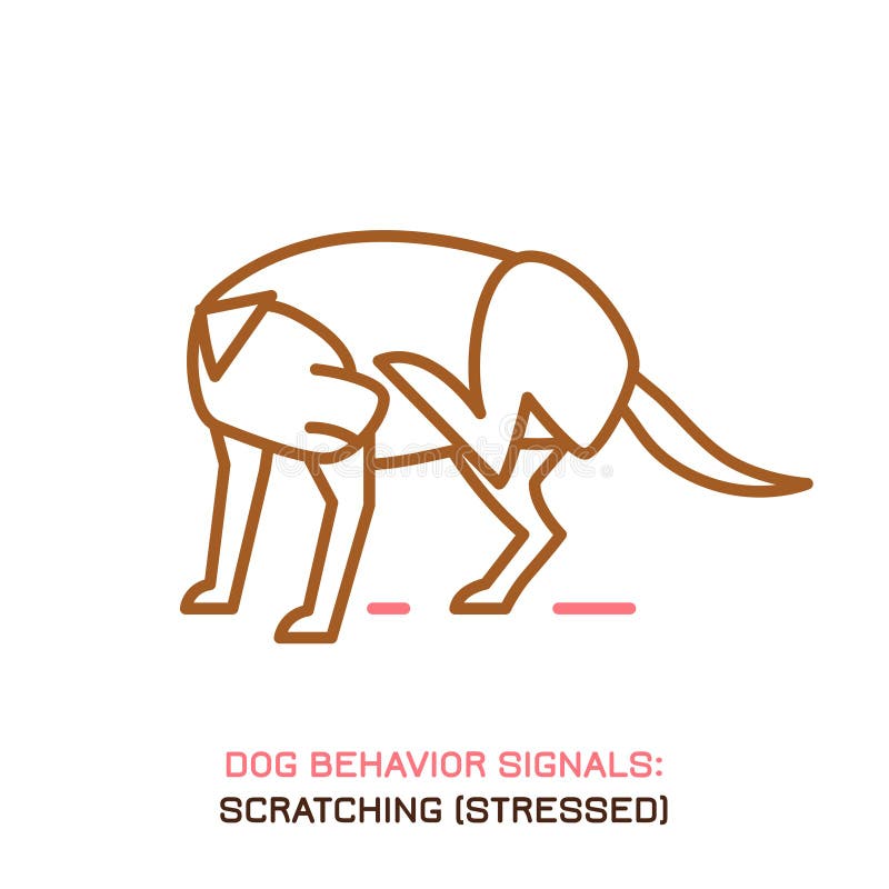 Dog behavior icon stock vector. Illustration of doggy - 165223360