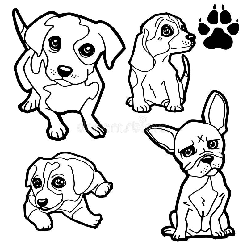 blue dog paw print clip art