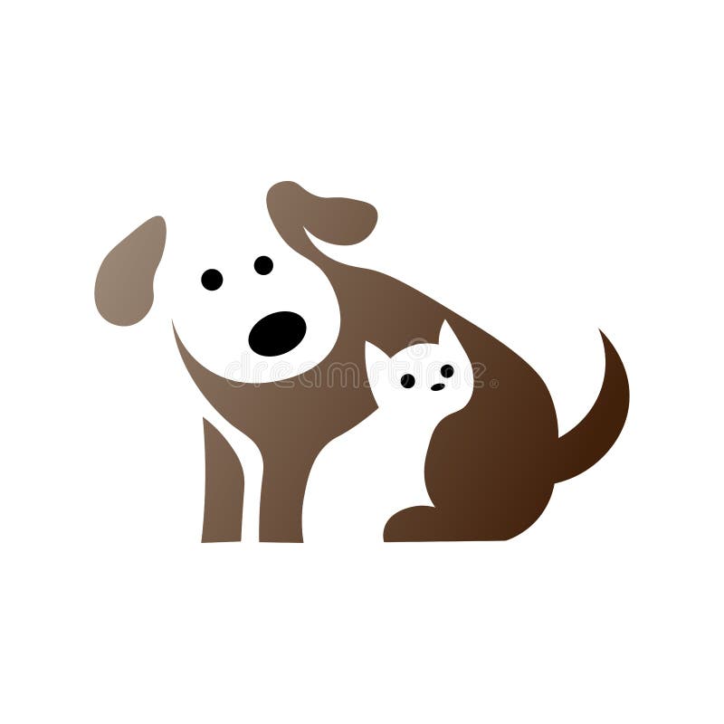 Cat And Dog Icon Stock Illustration - Download Image Now - Dog