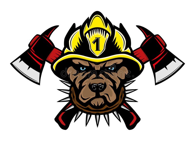 fire dog clipart