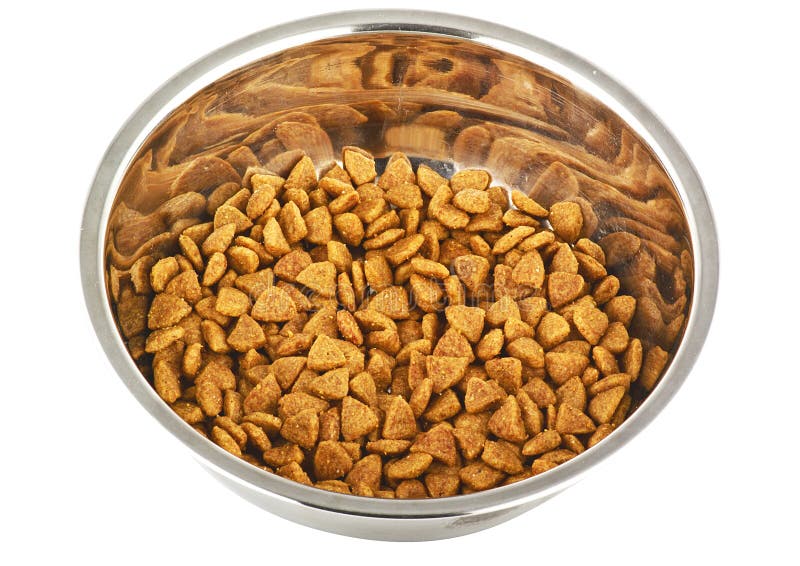Dog food stock image. Image of healthy, bowl, good, biscuit 24625955