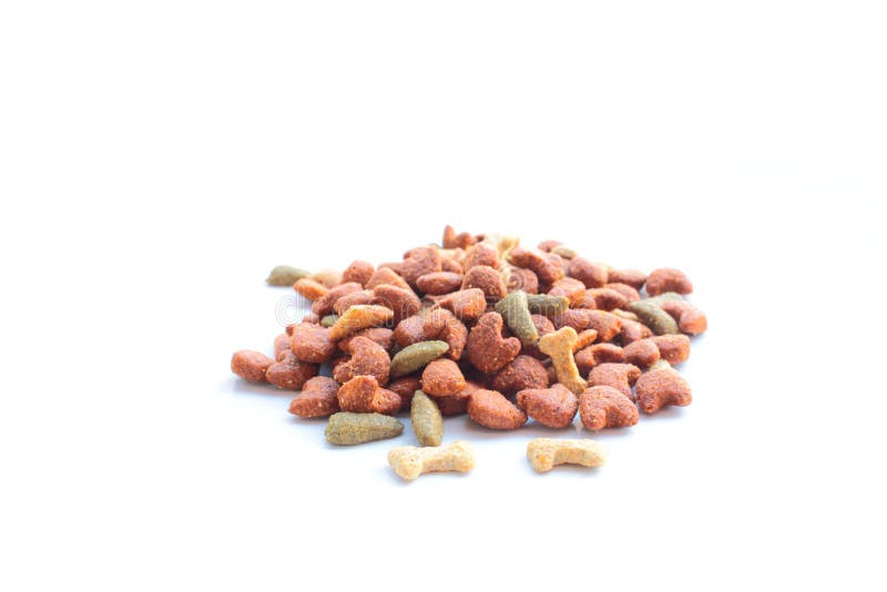 Dog food stock image. Image of animal, feedstuffs, white 25540407