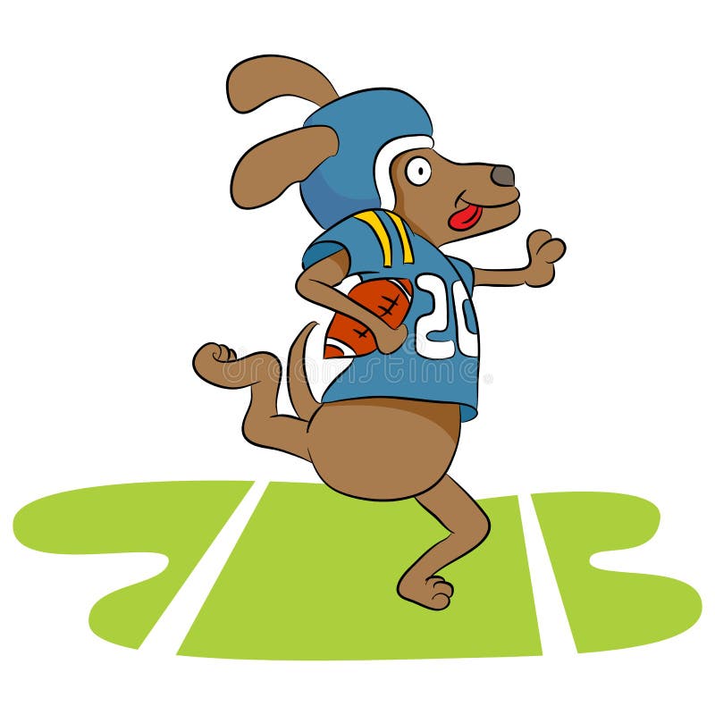Dog Football Stock Illustrations – 2,542 Dog Football Stock