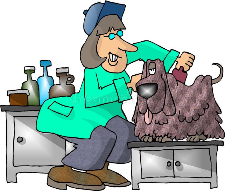 Cartoon Dog Groomer Stock Illustrations 962 Cartoon Dog Groomer Stock
