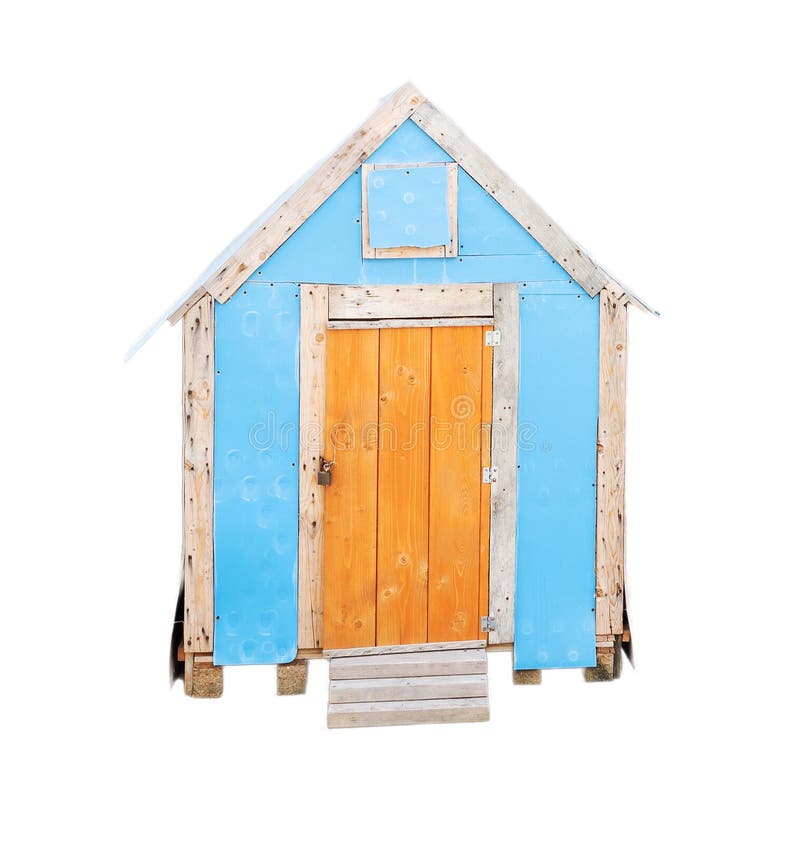 Dog house on white stock image. Image of wall, animal 32175869