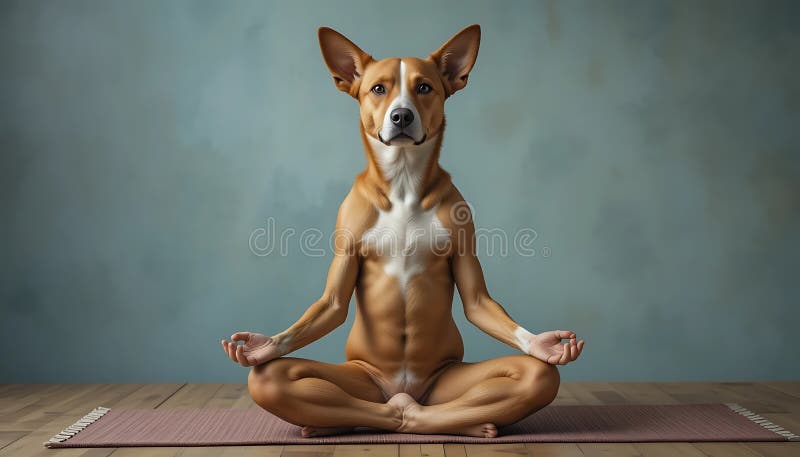 Dog Lover T Shirt Yoga Dog With Lotus Flower Dog Lover T Shirt Yoga Dog With Lotus Flower