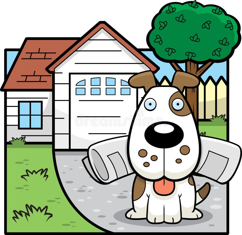 cartoon dog houses clipart urban