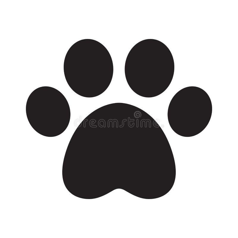 Dog Paw Vector Footprint Icon Logo French Bulldog Puppy Cartoon Symbol Sign Illustration Doodle Stock - Illustration of kitten, footstep: 135207766