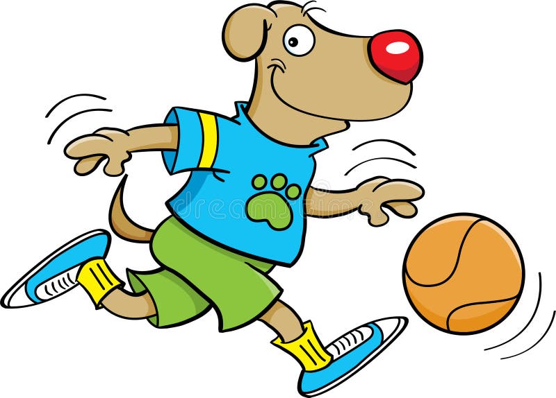 Dog Playing Basketball Stock Photos Image 26582103