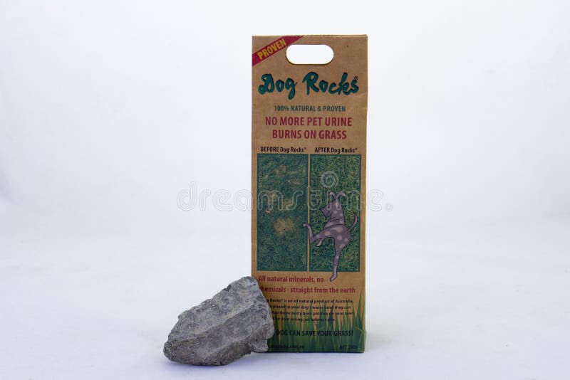 Dog Rocks pet urine stain preventer isolated