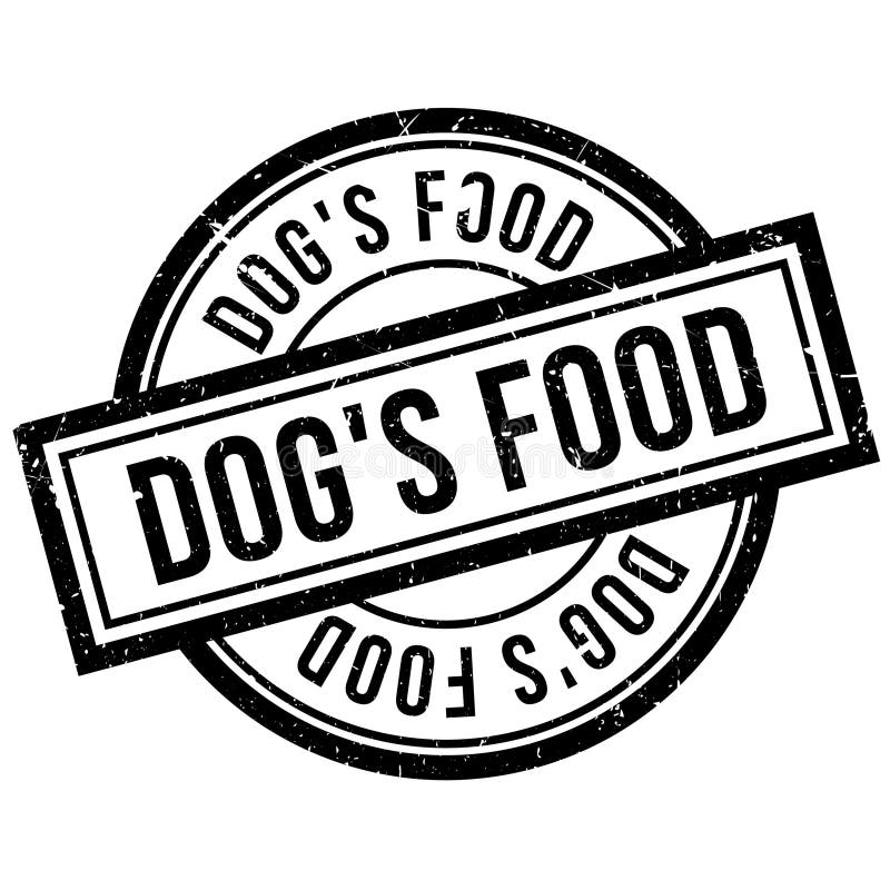 Dog food rubber stamp stock vector. Illustration of note 19022106