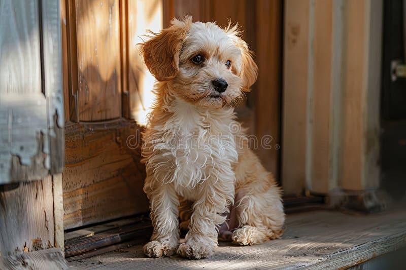 Dog Sitting Door Stock Illustrations 716 Dog Sitting Door Stock