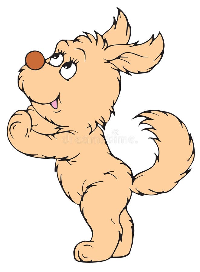 Dog (vector clip-art) stock vector. Illustration of fairy - 3354106