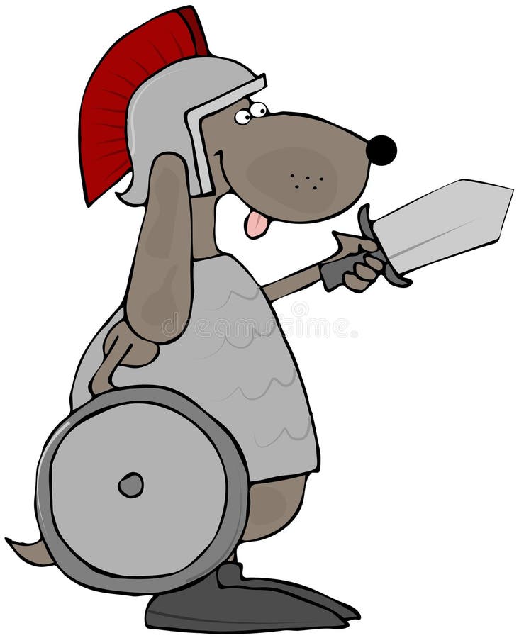 Dog Warrior stock illustration. Illustration of blade - 9877273 Dog Warrior stock illustration. Illustration of blade - 9877273