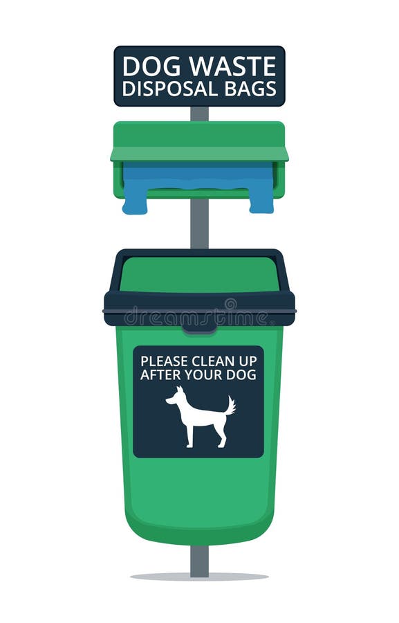 can you dipose of dog poop in waste container