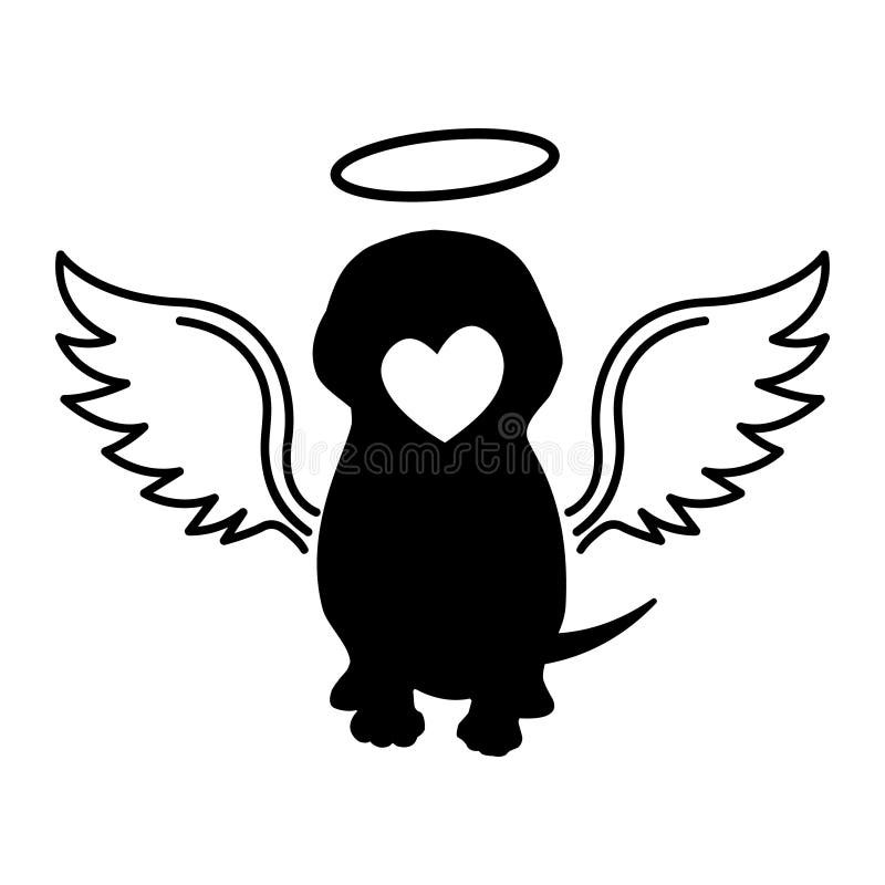 Dog Angel Vector Art, Icons, and Graphics for Free Download