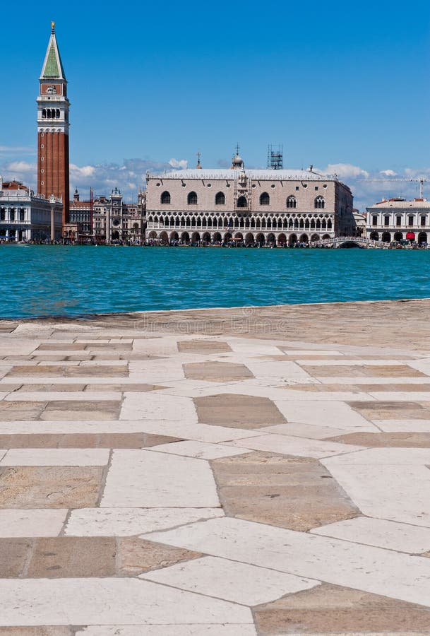 Doge Palace and Campanile Tower in Venice
