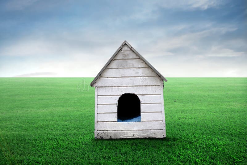 Doghouse royalty free stock image