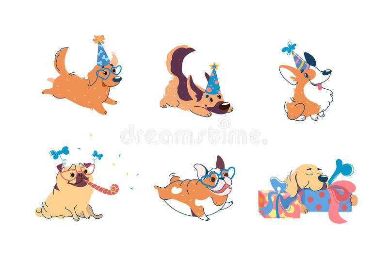 Birthday Pug Stock Illustrations – 722 Birthday Pug Stock Illustrations,  Vectors & Clipart - Dreamstime