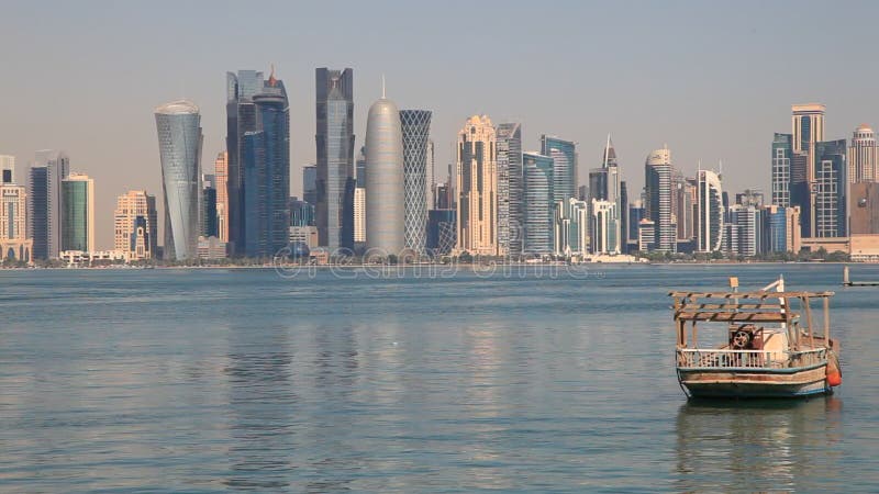 doha i stadens centrum horisont